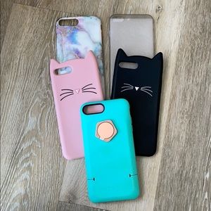 Bundle of 5 IPhone 7+/8+ Cases